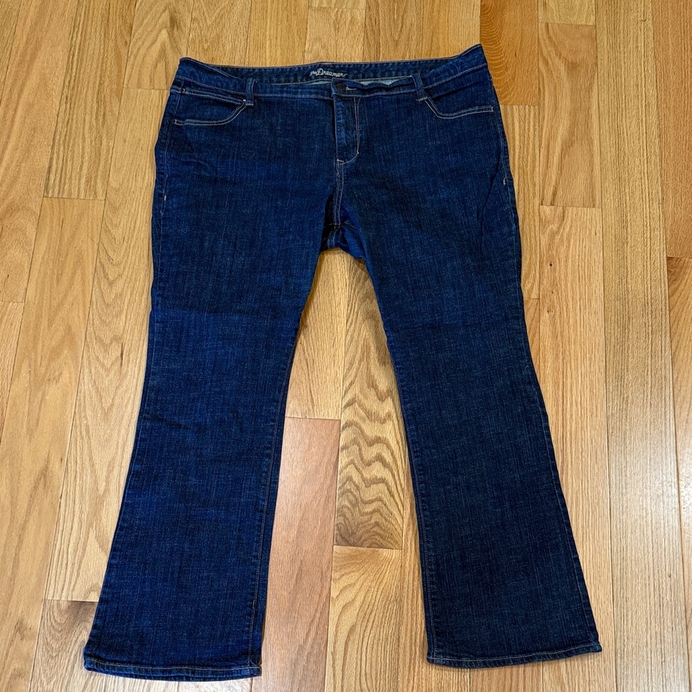 Old Navy Women's Dark Blue Flare Jeans